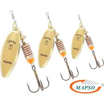 Nástraha Mapso rotační třpytka Spark Iris O Iris ORO velikost: 2/7 g