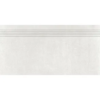 Obklad Rebel - schodovka rektifikovaná 29,8x59,8 bílošedá, tl. 10 mm DCPSE740