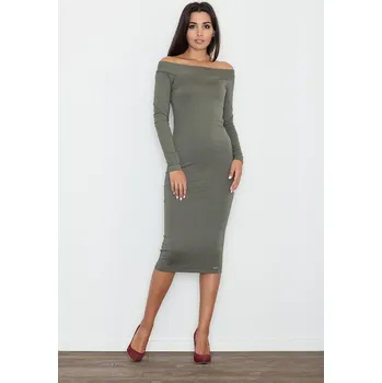 Dámské šaty FIGL M558 khaki