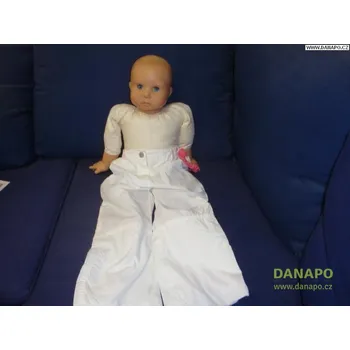Kojenecké oblečení Dirkje Bílé kalhoty dlouhé Velikost: 98