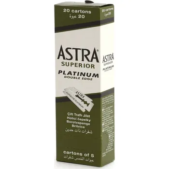 Astra Platinum náhradní žiletky 100 ks Astra Platinum náhradní žiletky 100 ks