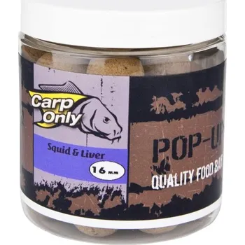 Boilies Plovoucí boilies Carp Only Pop Up Squid & Liver 80 g průměr: 16 mm