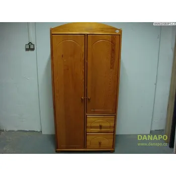 Dětská skříň DANAPO Šatní skříň Medvídek medová