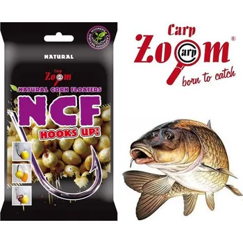 Boilies Carp Zoom NCF foukaná kukuřice 30 g příchuť: Natural