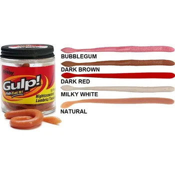 Umělá nástraha Berkley Gulp Alive Nightclawler rousnice 15 cm - 10 ks barva: Milky White