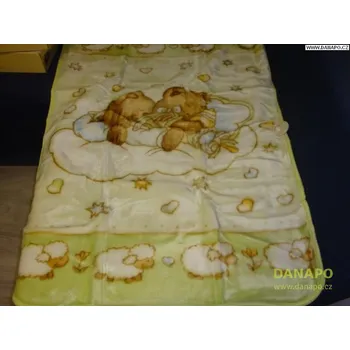 Dětská deka DANAPO Deka - Zelenohnědá