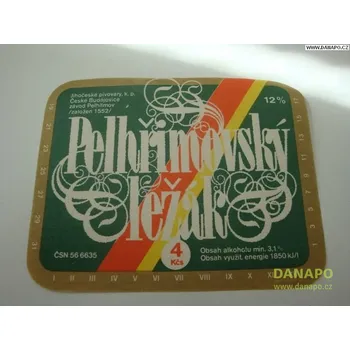 Pivo DANAPO PIVNÍ ETIKETA - Pelhřimovský ležák - 12pr.