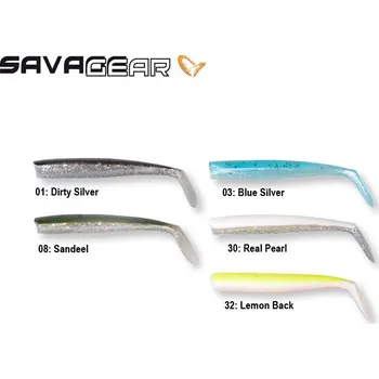 Umělé nástrahy Savage Gear Sandeel Lures 14 cm barva: Lemon Lime