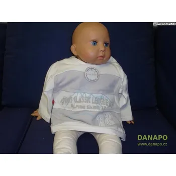 Dirkje Comfort Tričko s dlouhým rukávem vel. 56 Barva: bílošedé