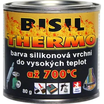 barva na kov Bisil Thermo žáruvzdorná barva 700 °C, stříbrná, 80 g