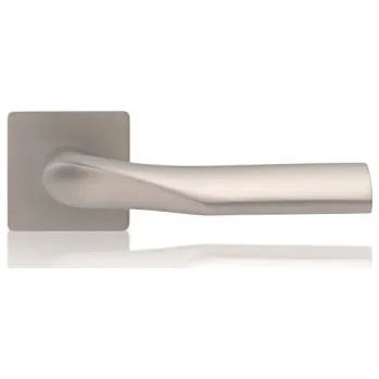 Dveřní kování M&T Dveřní klika Sogut MG rozety čtvercové, SNi matný nikl, madlo/klika R