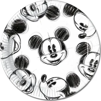 Party nádobí Procos Mickey Mouse talíře 23 cm 25 ks