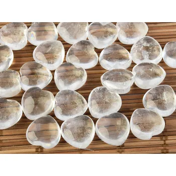 Přírodní kámen Křišťál srdíčko 20mm