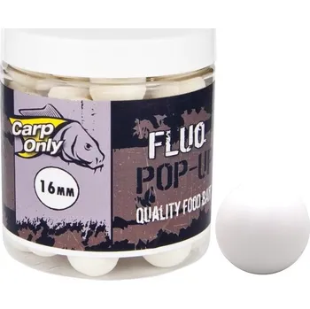 Boilies Plovoucí boilies Carp Only Fluo Pop Up White 100 g průměr: 12 mm