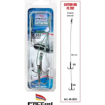 Rybářský háček Falcon sumcový návazec Catfish Rig FC 202