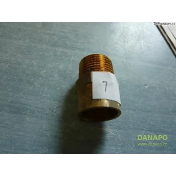 Vodovodní potrubí DANAPO Pájecí tvarovky fitinky bronzové Typ: Přechodka závit vnější ø15 x 3/8"