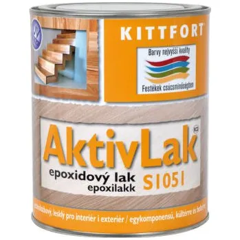 barva a nátěr na dřevo Kittfort AktivLak S1051 Epoxidový lak 0,6 l