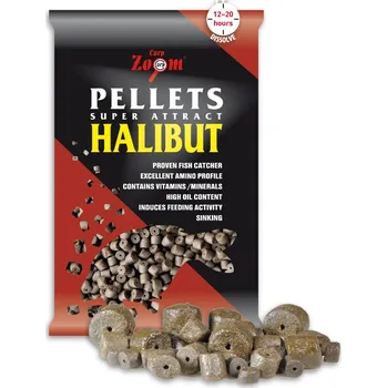 Carp Zoom pelety Pre-drilled Halibut Pellets 800 g průměr: 20 mm