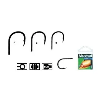 Rybářský háček Háčky Mustad 10006BLM - 25 ks velikost: 2
