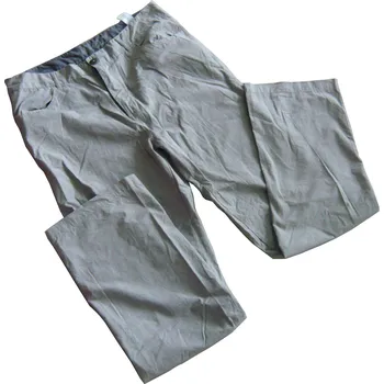 Pánské kalhoty Philip Russel Pánské plátěné kalhoty šedé 34/34 52 / XL