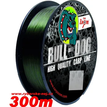 Vlasec Carp Zoom Bull-Dog Carp Line Green 300 m průměr: 0,28 mm
