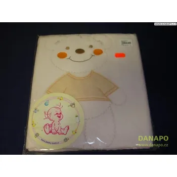 Dětská deka DANAPO Deka růžová medvídek - 900x800mm