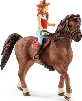 Figurka Schleich 42411 Zrzka Hannah na koni Quarter