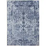 Ručně vázaný kusový koberec Diamond DC-JK ROUND Silver/peacock blue, 275x365, modrá, chodba / předsíň, Diamond Carpets India - 1 rok na vrácení + DOPRAVA ZDARMA k Vám i zpět