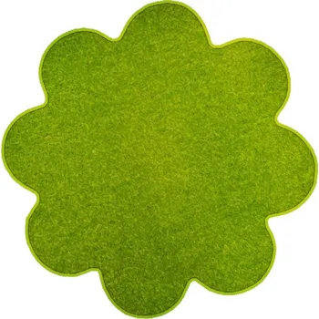 Koberec Kusový koberec Eton zelený květina, 160x160 kytka, zelená, Vopi - 1 rok na vrácení + DOPRAVA ZDARMA k Vám i zpět