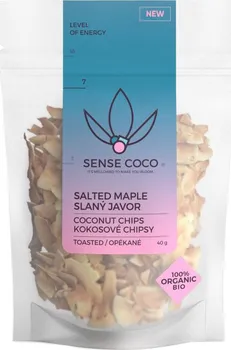 Sušené ovoce Sense Coco Kokosové chipsy BIO slaný javor 40 g