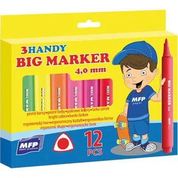 MFP Jumbo 12 barev 4,0mm trojhranné