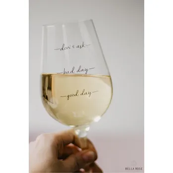 Sklenice Bella Rose Sklenička na víno Bad Day 350 ml