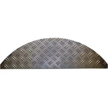 Koberec Hamat Nášlapy na schody Hliníkový Steeltred - venkovní i vnitřní - 18x60 půlkruh (rozměr včetně ohybu) - 1 rok na vrácení + DOPRAVA ZDARMA k Vám i zpět