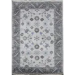Ručně vázaný kusový koberec Diamond DC-USHAK silver/black, 365x457, šedá, kancelář, Diamond Carpets India - 1 rok na vrácení + DOPRAVA ZDARMA k Vám i zpět