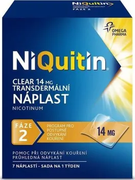 Odvykání kouření Famar Niquitin Clear 14 mg 7