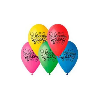 Balónek Balonek latexový Všechno nejlepší