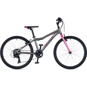 Author Ultima 24" stříbrná/růžová 2019 12,5" Dětské kolo Author Ultima 24" stříbrná/růžová 2019 12,5"