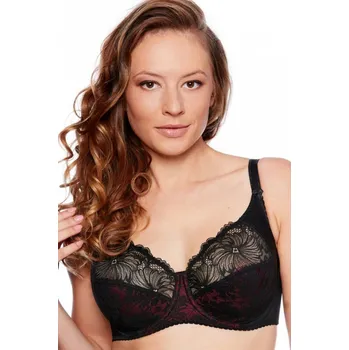 Podprsenka GAIA Chantal 534 podprsenka bordó/černá