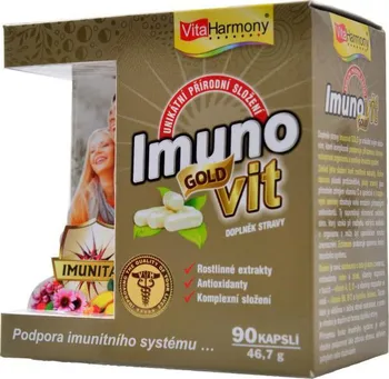 Přírodní produkt VitaHarmony Imunovit gold 90 cps.