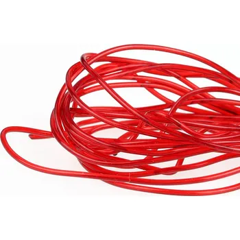 Glass Rib Crimson Red