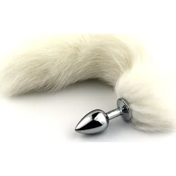 Anální kolík VšeNaSex.cz Ocelový anální kolík Arktická Liška