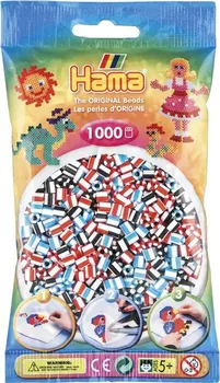 Dětské navlékací korálky Hama H207-91 Midi duhový mix 1000 ks
