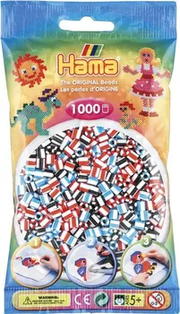 zažehlovací korálek Hama Beads H207-91 Midi duhový mix 1000 ks