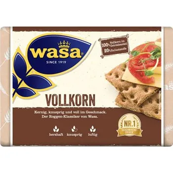 WASA KNÄCKEBROT CELOZRNNÝ 260g NĚMECKO!