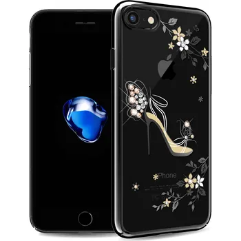 Pouzdro na mobilní telefon Swarovski Crystal Slipper pro iPhone 6/6S/7 černé