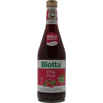 Biotta Vital Plus brusinky s výtažkem z konopí 500 ml