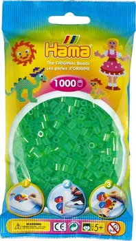 zažehlovací korálek Hama Beads Midi H207-16 průhledné zelené 1000 ks