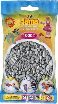 zažehlovací korálek Hama Beads H207-17 Midi šedé 1000 ks