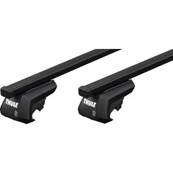 Auto-moto Příčníky Thule Volkswagen Golf Sportsvan 2014-2020 s podélníky, SquareBar Evo (Thule SquareBar Evo 7104 + 7122)