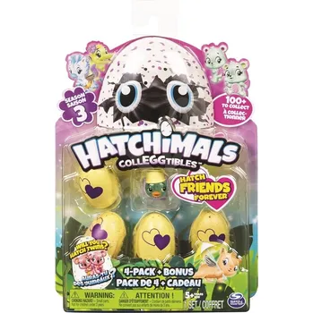Figurka Spin Master Hatchimals zvířátka ve vajíčku čtyřbalení série 3